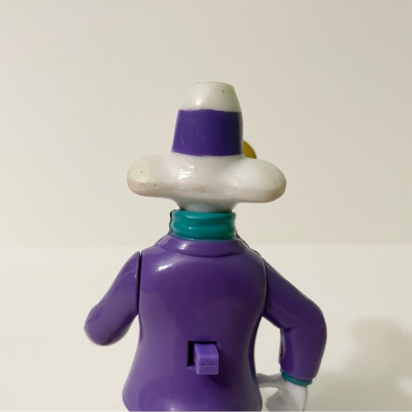 Vintage 1991 Darkwing Duck 4” Figure Disney Ducktales Playmates No Hat - Picture 7 of 16